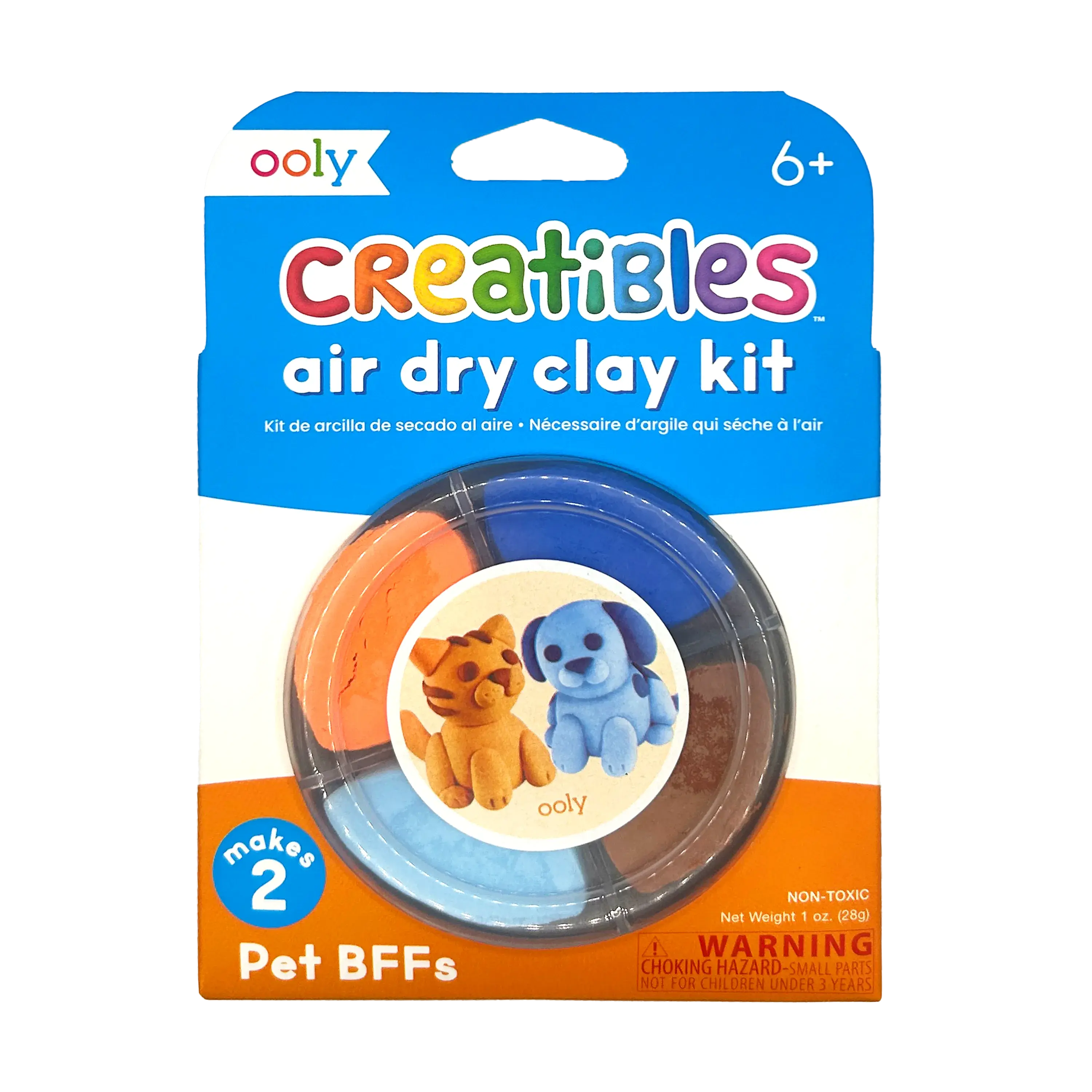 Creatibles Mini Air Dry Clay Kit - Pet BFFs - 2 Designs