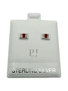 Rectangle earring (ball clasp)