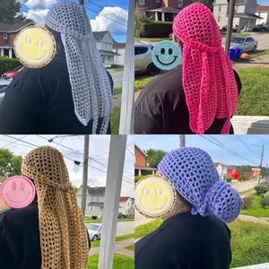 Handmade Crochet Du-Rag HeadWrap for Women & Men | Fashion Hair Accessory