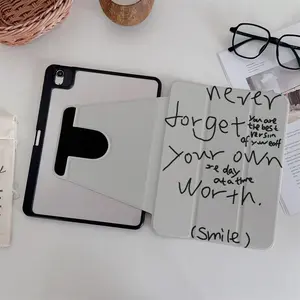 Case for ipad 11/a16/10th/air4/5/6/pro 12.9/2024/2025/2020/2021/2022/2023/10.2/10.9,Perfect for Work,Travel,and Home Use，360° Rotating & Foldable Tablet Case