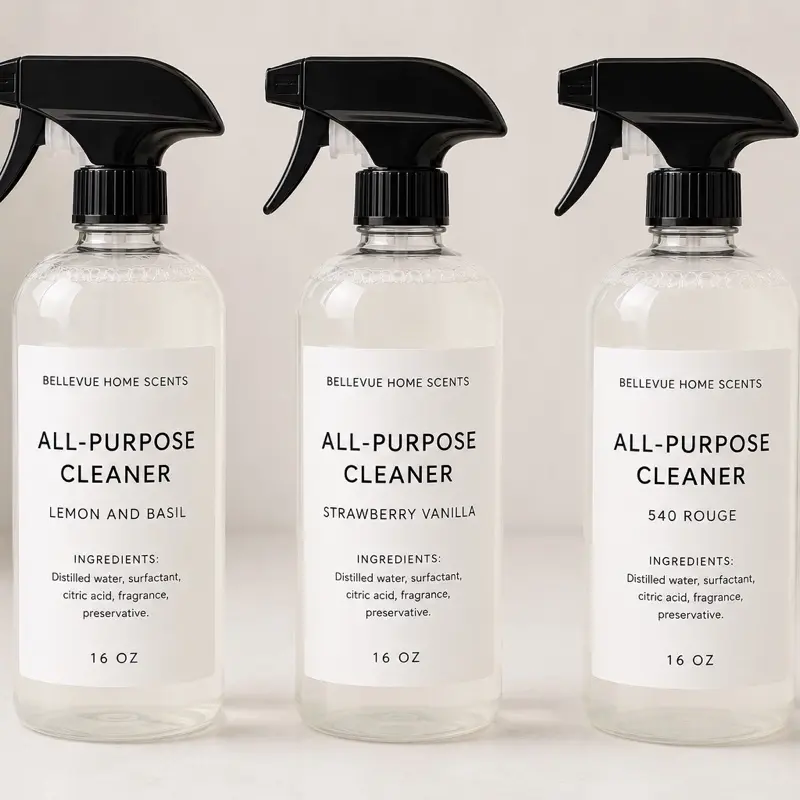 Scented Natural Chemical-Free Household All-Purpose Liquid Cleaner, Home Supplies Made with Distilled Water, Citric Acid, Essential Oil & Castile Soap, Suitable for Tile Floors