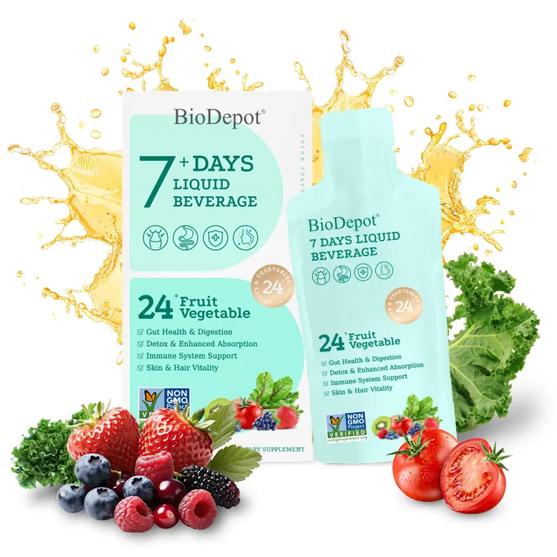 BioDepot Colon Cleanse Dietary Supplement - Natural Gut & Digestive Support with Fruit, Vegetable, Botanical Extracts for Youth, Balanced Body Health & Nutritional Wellness, Colon Cleanse Detox, Gut Support