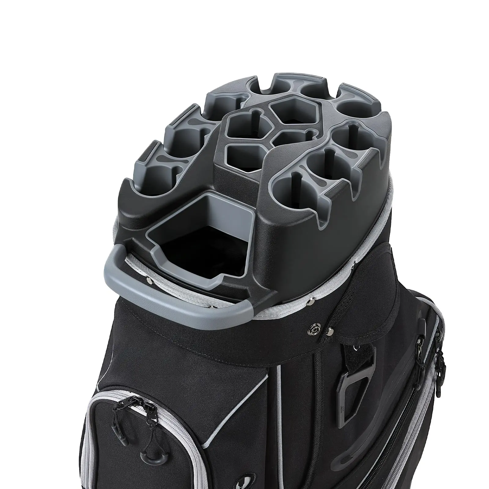【SummerFinds】VEVOR Golf Cart Bag, 14 Way Top Divider Organizer, Golf Club Bag with Full-length Divider, Storage Pockets, Shoulder Strap, Rain Hood, Smooth Zippers, High-Strength 900D Polyester for Men & Women,summerwins
