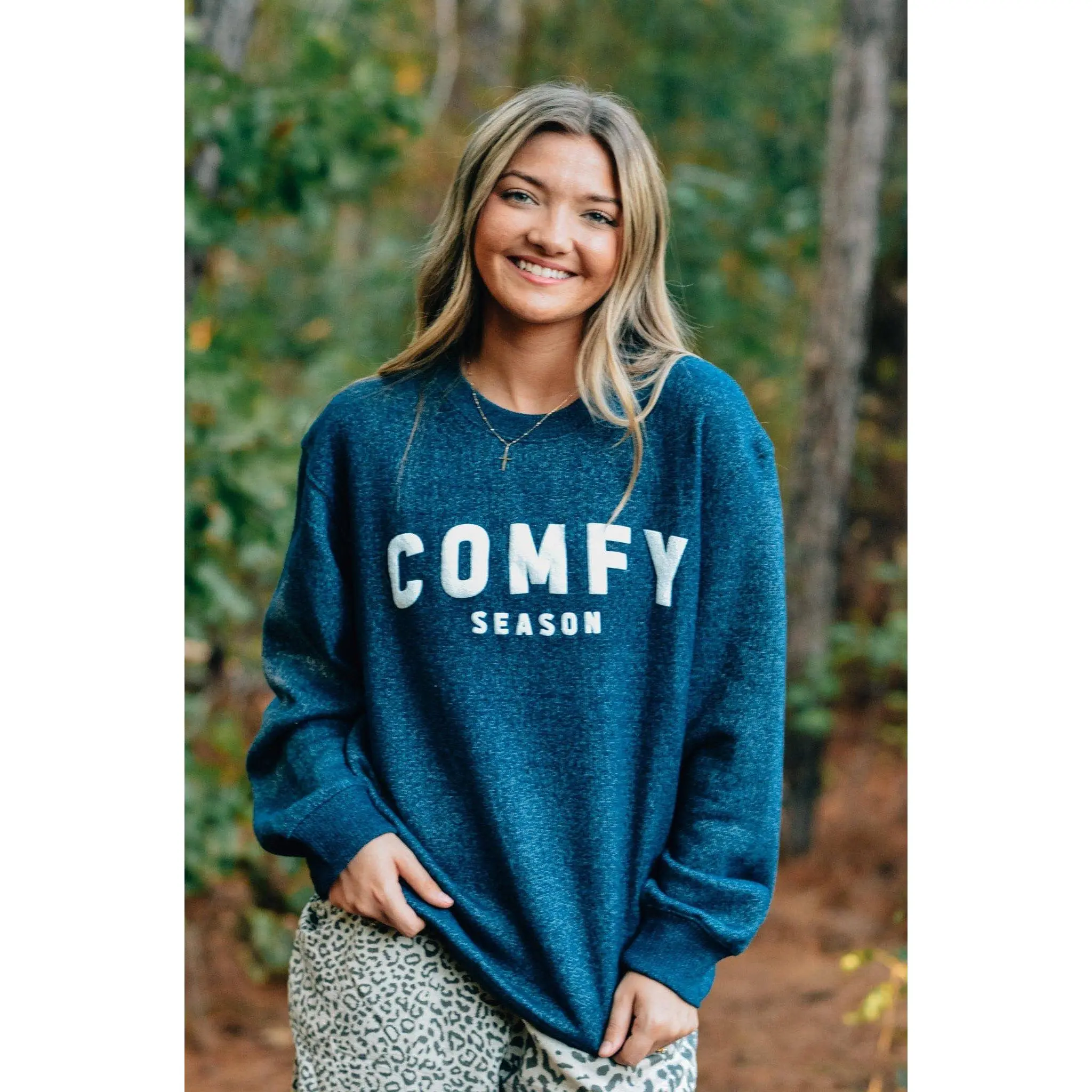 Comfy Season Knit Sweatshirt