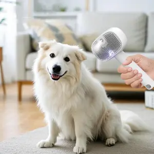 3 in 1 Pet Spray Depilatory Comb, 1 Box Pet Grooming Brush, Dog & Cat Grooming Supplies, Enhance Your Pet's Coat Health