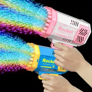 [40-Hole] Bubble Machine for Kids with Bubble Solution, Gifts for 3 4 5 6 7 8 Years Old Boy Birthday Toy for Kid Toddlers Ages 4-6 Outdoor Wedding Bubbles Wands