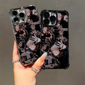 Jujutsu Kaisen Yuji Itadori Collage Anime Phone Case for Anime Fans Compatible with iPhone 11/12/13/14/15/16 (Pro Max/Plus)