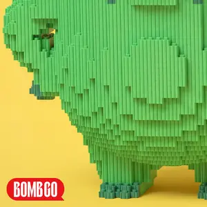 BOMBGO Blcak Cat Building Block, Toys,Birthday Gift,Christmas Gift,Educational Building Blocks,Trend Decoration,Cool Gifts,Brick,Family Bonding BlackFriday Christmas