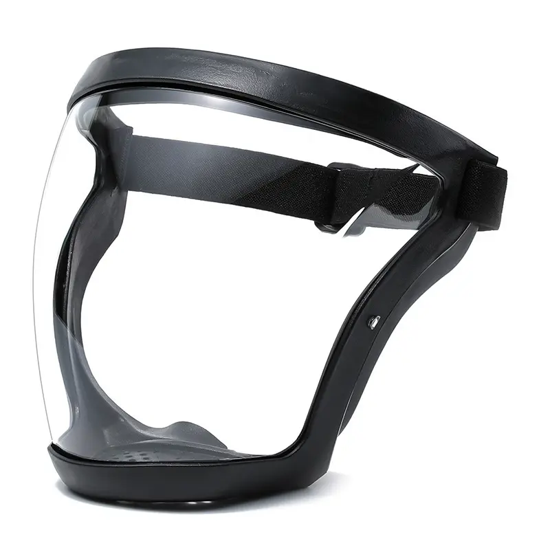 Protective Face Shield Full-Face Coverage Transparent Safety Shield Heat & Impact Resistant Cover for Kitchen, Work & Outdoor Easy Drawstring Closure | Reliable Multi-Use Shield