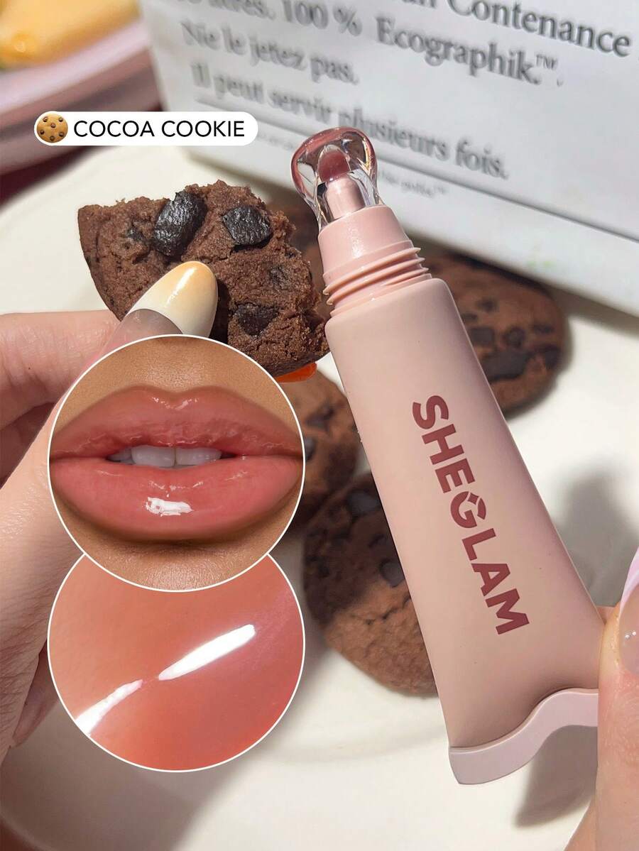 SHEGLAM Crystal Glaze Moisturizing Lip Gloss – Cocoa Cookie | Hydrating Mirror Shine Lip Gloss | Plumping & Smooth Finish 💋 SHEGLAM Crystal Glaze Moisturizing Lip Gloss – Cocoa Cookie | Hydrating Mirror Shine Lip Gloss | Plumping & Smooth Finish 💋