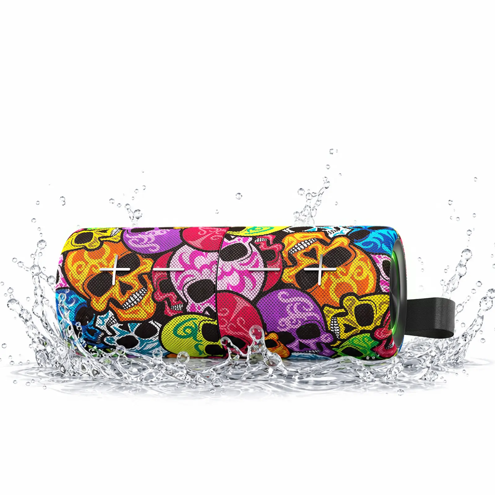 Magnetic Portable Wireless Splittable Speaker,Compact 2 in 1 Portable Splittable Bluetooth Speaker, Waterproof Split Wireless Speaker Bluetooth V5.3 with 20W Loud Stereo Sound, 12H Playtime, True Wireless Pairing for Home, Outdoor or Travel Wired
