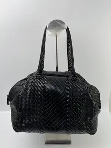 Pre-owned leather Shoulder Bags bottega venetta black