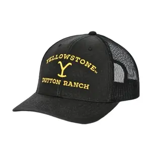 Yellowstone Dutton Ranch Unisex Adjustable Snapback Trucker Hat, One Size Fits Most
