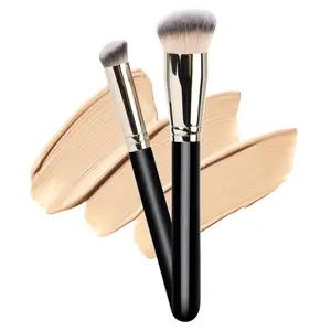 Makeup Brushes Pro Foundation & Flawless Concealer Brush Set for Liquid Cream Sculpting Mineral Makeup Premium Luxe Hair Contour Brush Ideal for Any Look
