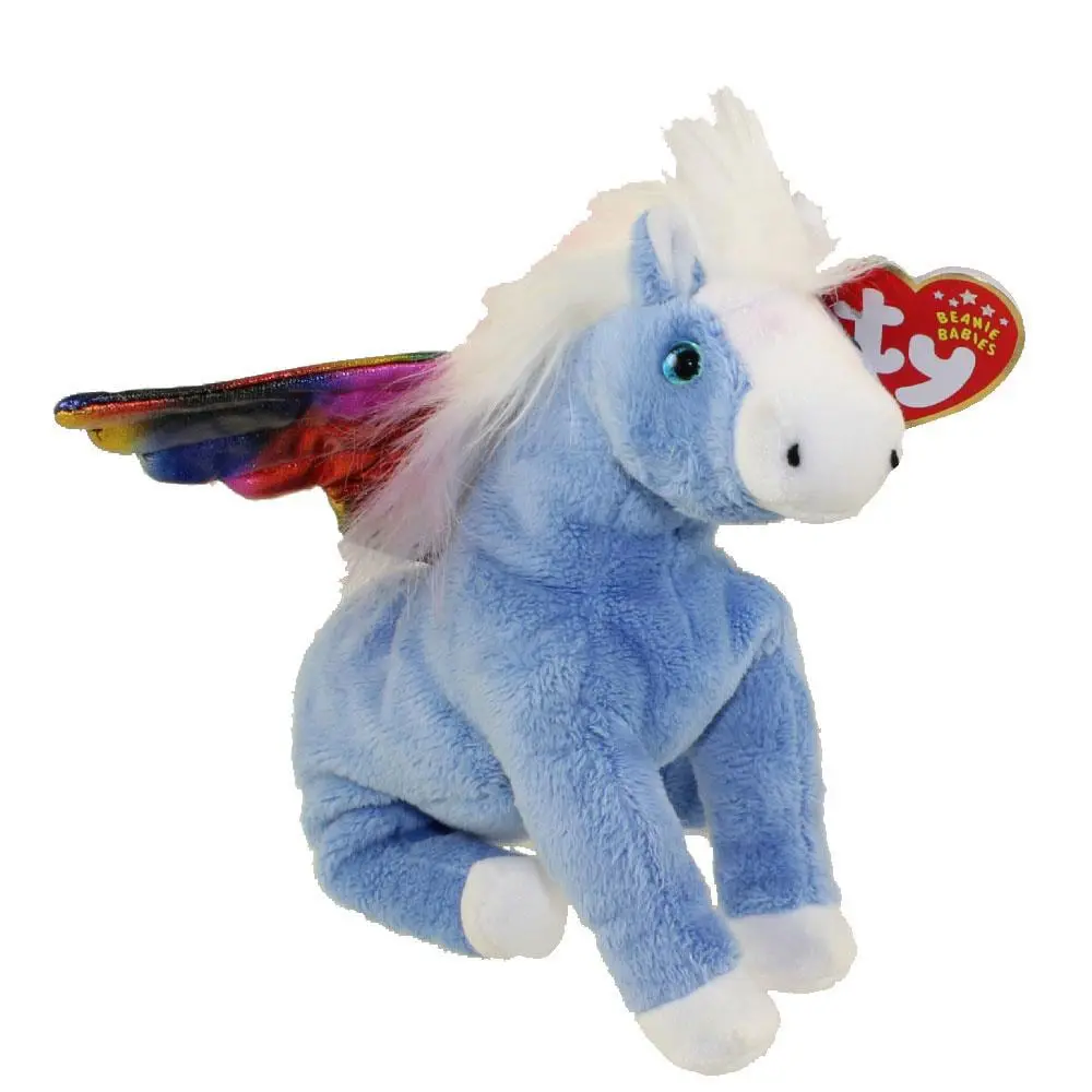 TY Beanie Baby - PEGASUS the Pegasus (6 inch) (2001) MWMTs
