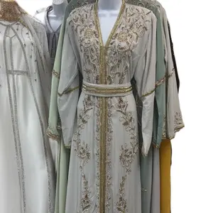 Kuftan Dress- Traditional Style with Embellishments and Design Features