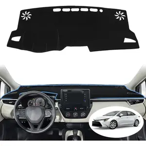 Accessories For Toyota Corolla 2019-2025 (Not for Corolla Cross) - Dash Cover, Dashboard Cover Mat, Custom Fit Center Console Cover, Hatch Sedan Sunshield Protector Pad