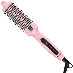 Terviiix Hot Brush 1.5 Inch, Digital Display Comfort Smooth