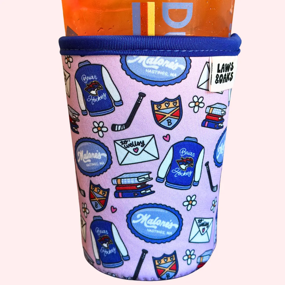 Malone's Drink Sleeve, Fits 16-32oz Drinks, Koozie, Reusable Coffee Sleeve, Drinkware, Off Campus Inspired, Bookish, Booktok