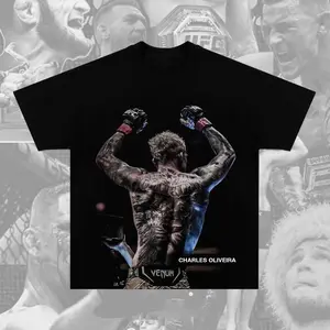 Charles Oliveira UFC T-Shirt, Charles Oliveira Shirt, Premium UFC Graphic Tee, Fighter Graphic T-Shirt, Retro Soft Cotton MMA Shirt, Perfect Gift for UFC & Sports Fans