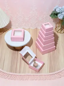 Mini Airplane Gift Boxes with Clear Window, Kraft White Cardboard Jewelry Candy Handmade Soap Packaging Boxes，needoh，nutrition geeks