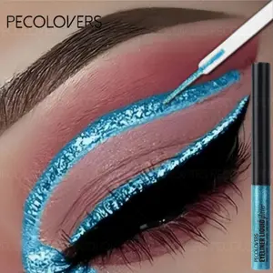 Diamond Shiny Eye Liners Eyeshadow Waterproof Silver Rose Gold Color Glitter Sequins Eyeliner Eye Shadow Makeup Beauty Cosmetics Glitter Shimmer Eyeshadow