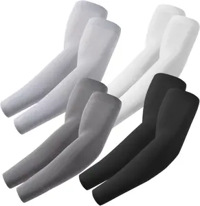 Sun Protection UV Garden Arm Sleeves with Thumb Hole for Men Women UPF 50+ Compression Cooling Football Sleeves