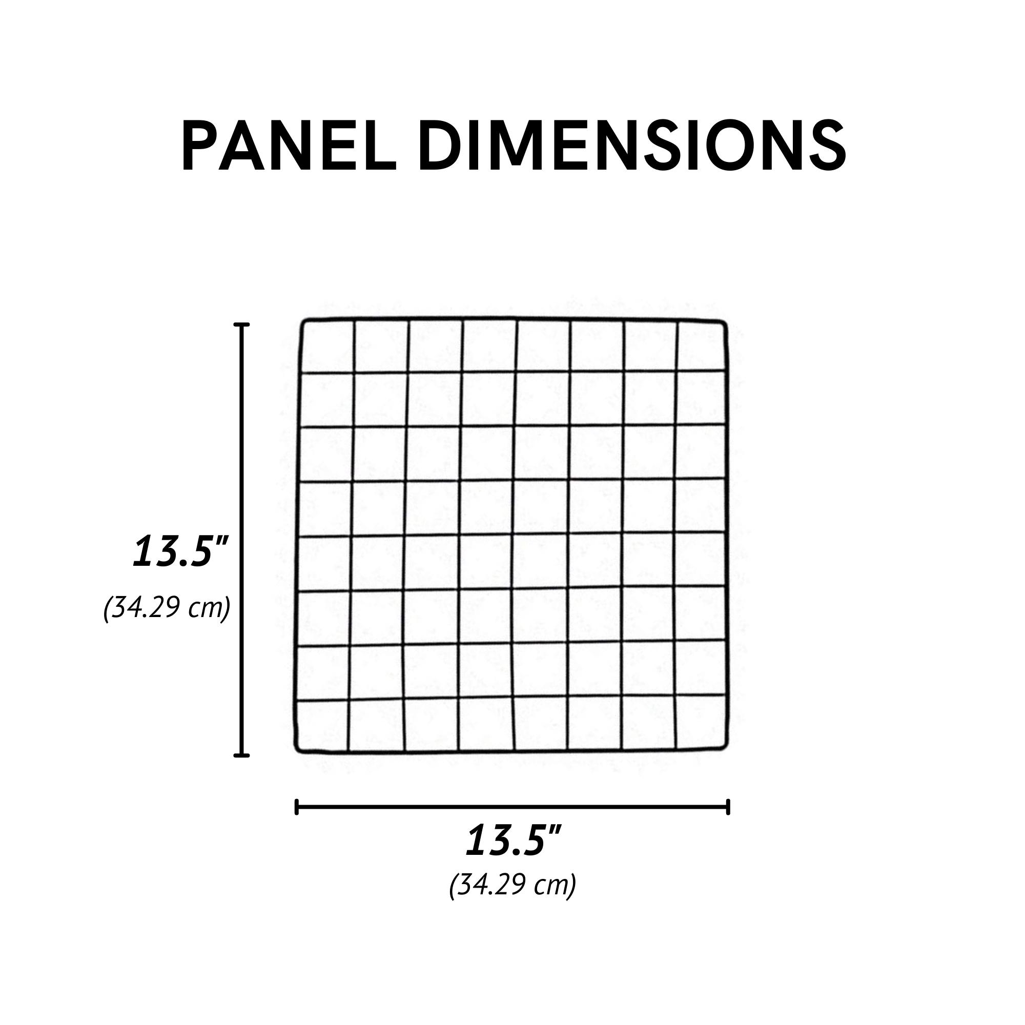 Midlee Guinea Pig Cage Panels Set of 24 DIY Small Pet Enclosure Kit Customizable Portable 13.5" x 13.5" Metal Wire Panels with Plastic Connectors