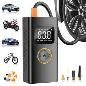 STSCELZ Cordless Tire Inflator Air Pump - 3X Faster 150PSI 32L/min Portable Air Compressor, Auto Shut-Off, Power Bank, 3-in-1 LED Light for Car, Motorcycle