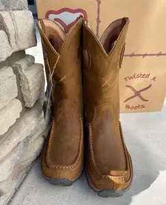 Twisted X Waterproof Men's Boot - Comfortable Footwear for Walking, Closed Design, Ideal for Bathroom Use