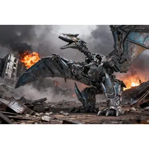 In Stock BAIWEI Transformation TW-1104 TW1104 Strafe Robot Swoop Action Figure 27CM