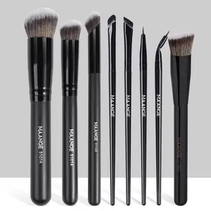 MAANGE 8pcs Professional Makeup Brush Set, Cosmetic Brush Set, Makeup Tools with Soft Fiber for Easy Carrying, Foundation Brush Contour Brush Concealer Brush Eyeshadow Brush Detail Brush Eyeliner Brush Eyebrow Brush,Brush Set for Travel