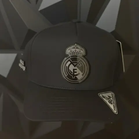 Soccer Team Logo Snapback Hat - Black Adjustable Cap for Fans