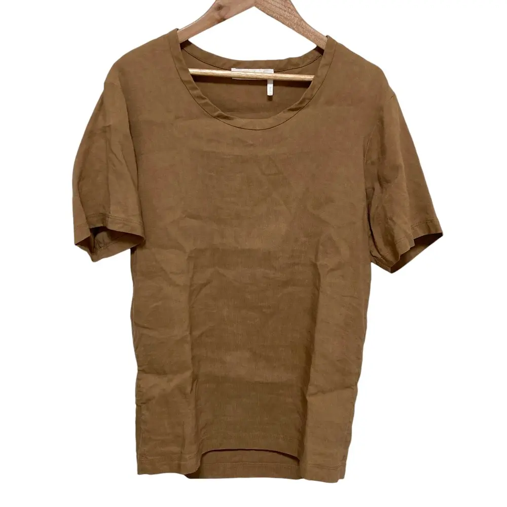 Pre-owned Chloé Linen Small Leather Goods Chloe Silk Short Sleeve Blouse