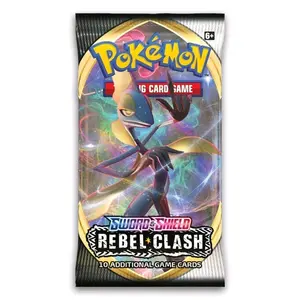 Pokémon Sword & Shield Rebel Clash Booster Pack - 10 Additional Game Cards for Trading Card Game