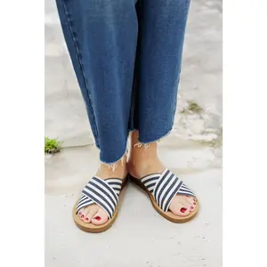 Corky's Dig It Navy Sandals