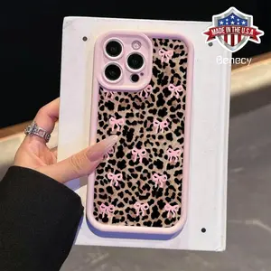 Fashion Bow Pattern Phone Case, Cute Phone Protective Cover, Phone Accessory Compatible with iPhone 11 12 13 14 15 16 Pro Max, Gifts For Girl Protector Protection