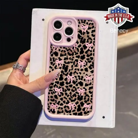 Fashion Bow Pattern Soft Silicone Cellphone Case - Shockproof Casing with Raised Edges, Precise Cuts, Durable Protection, Phone Accessories for Women, Compatible with iPhone 11-16 Pro Max, Girl Gift