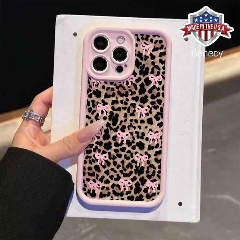 Fashion Bow Pattern Soft Silicone Cellphone Case - Shockproof Casing with Raised Edges, Precise Cuts, Durable Protection, Phone Accessories for Women, Compatible with iPhone 11-16 Pro Max, Girl Gift