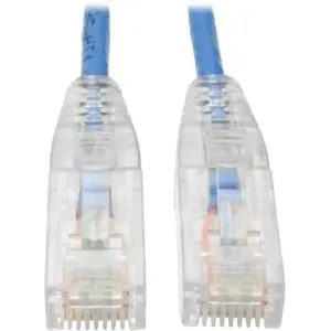 Tripp Lite N201-S15-BL RJ45 CAT6 UTP Slim Gigabit Patch Cable, Blue