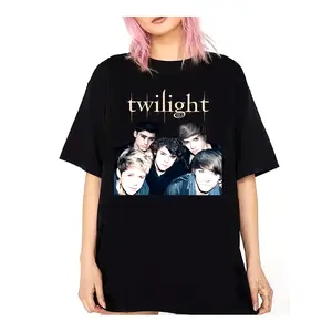 Limited offerA Casual And Comfy T-Shirt Featuring One Direction And Twilight, Perfect As a Gift for a Friend. Made from Cotton And Weighing 7.76 Ounces, It's Ideal for Parties.