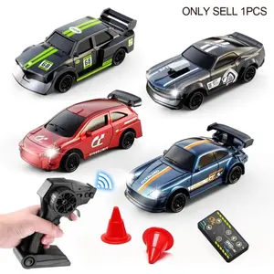 Mini Desktop Remote Control Race Car, RC Car, Dual Mode APP/remote, Adjustable Speed, Lights, Gift for Boys and Girls Aged 6+, Birthday and Christmas, Remote Controlled Car