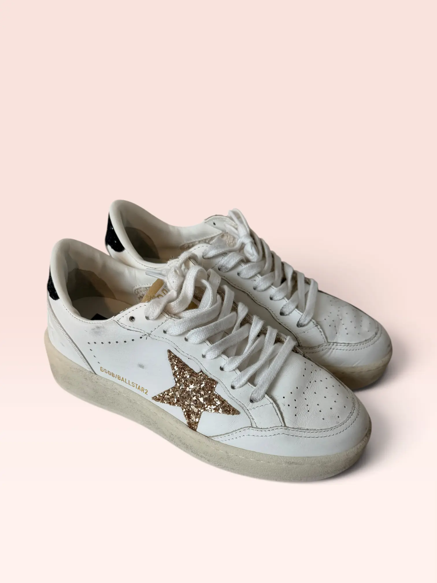 Pre-Owned Golden Goose Leather Ballstar 2 Size 8 US 38 EU