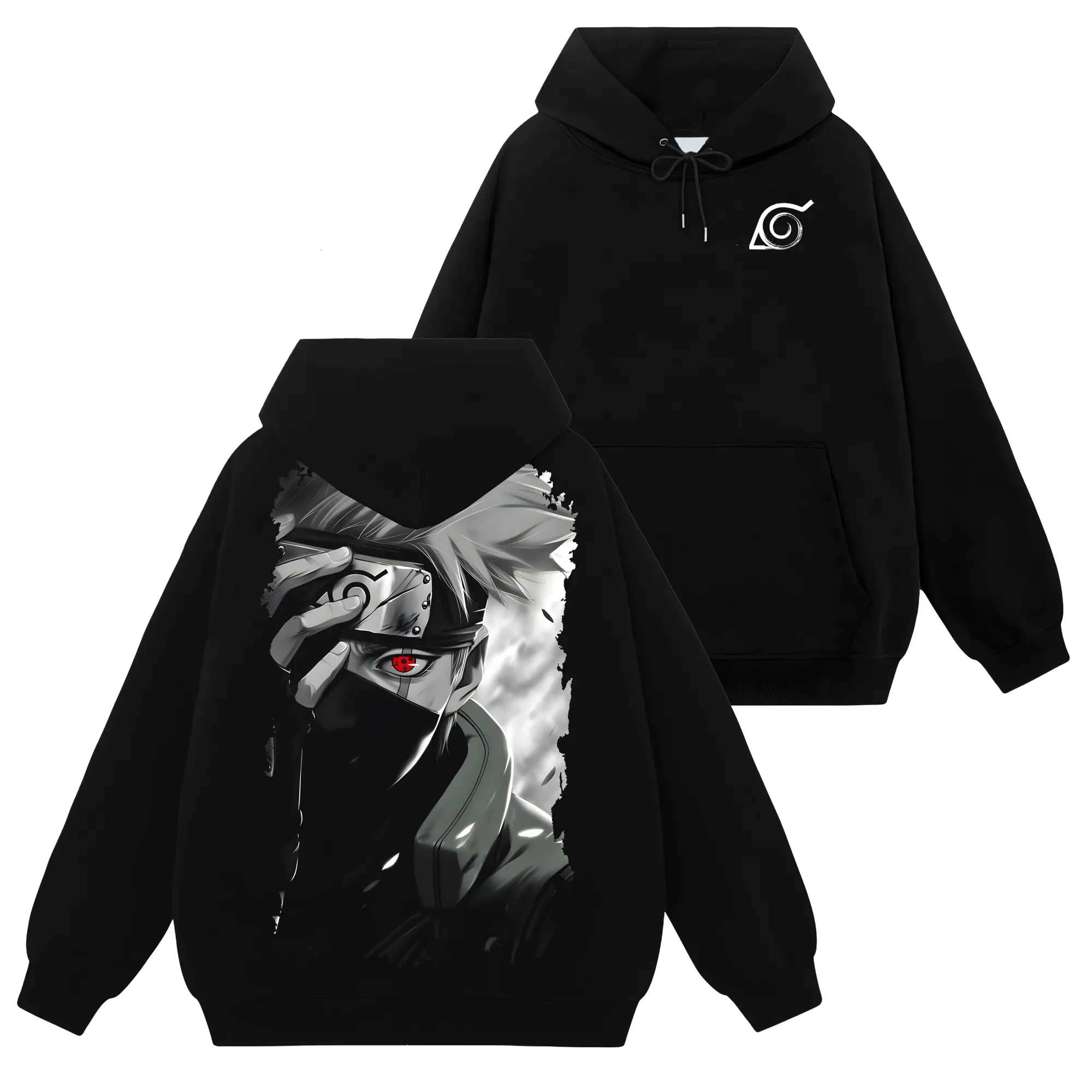 [Shinobi Shop] Limited Kakashi Hatake - Naruto Shippuden #95 Hoodie T-Shirt Sweatshirt, Retro Vintage Unisex Graphic 90s Cotton, Gift For Wibu, Anime Manga Y2K Streetwear