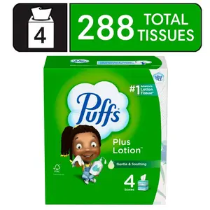 Puffs Plus Lotion Facial Tissue,  72 Tissues per Box Pack Christmas ornament balls Unscented Scott comfort plus toilet paper Sheets Napkin