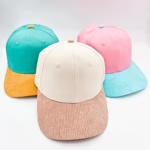 Structured Corduroy Bill Hat