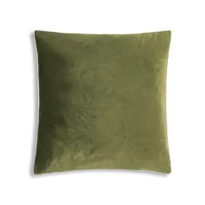 Noah Green Silver Velvet Pillow
