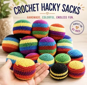Retro Crochet Hacky Sacks