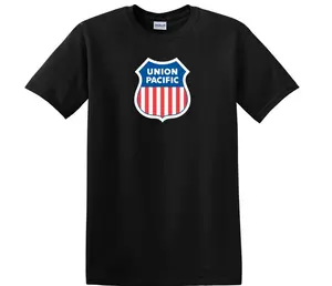 Union Pacific Railroad Tee Shirt North American Railway Train Shirt US Size: S-6XL, All Colors, Gift for Women Men, Made In USA, 100% cotton, Classic Fit, Unisex T-Shirt