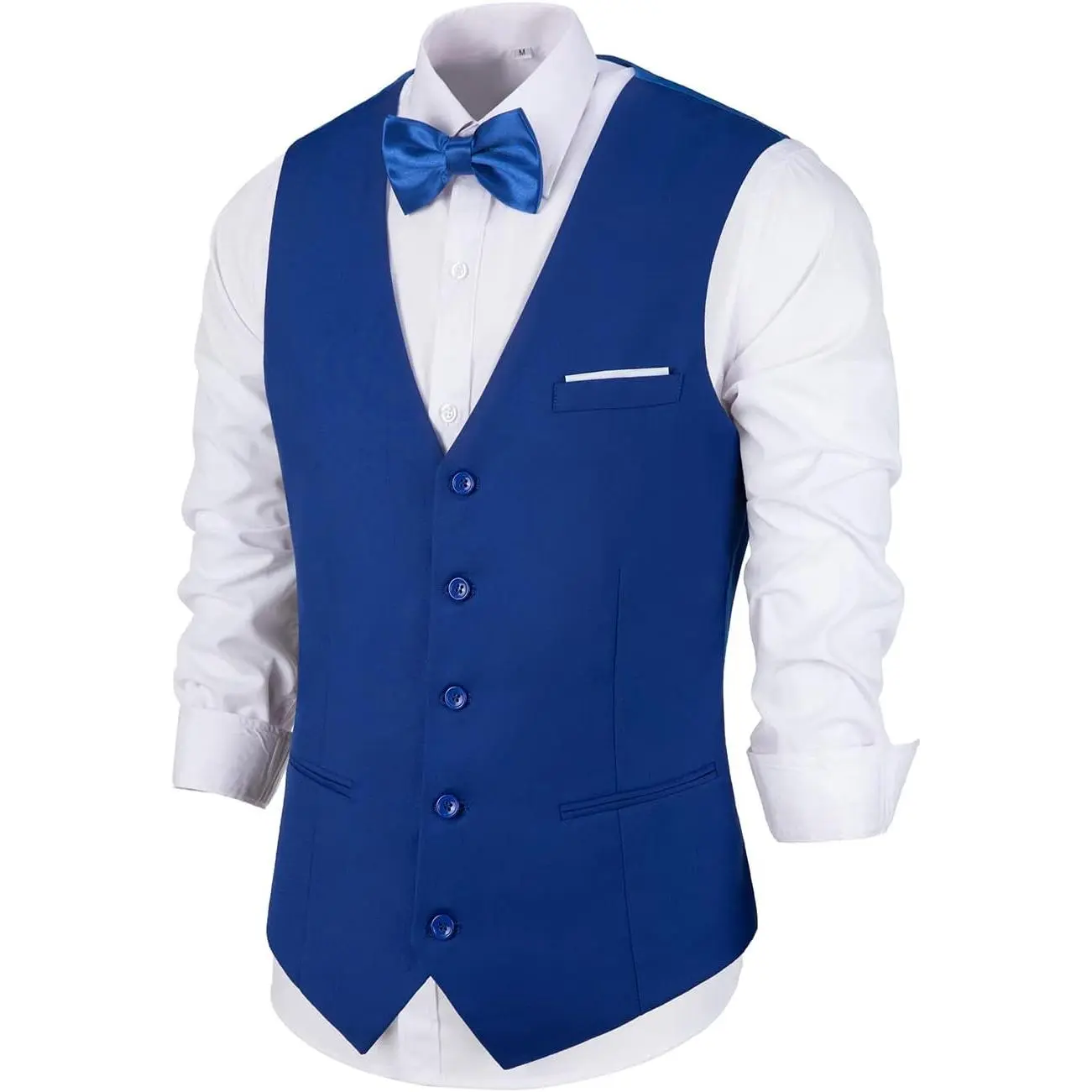 Men's Suits Vest V-Neck Sleeveless Slim Fit Jacket Groomman Casual Suit Vests for Wedding Formal Party Tuxedo for Men